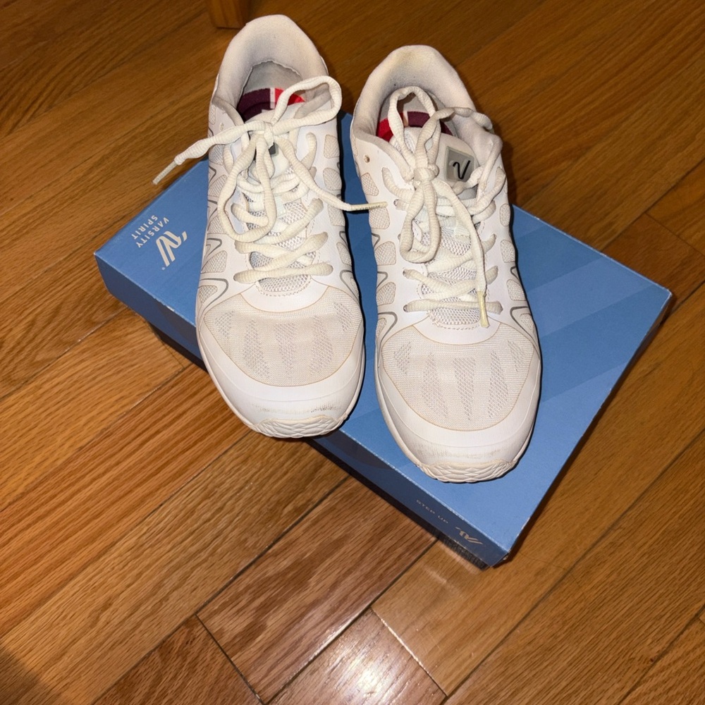Varsity White Athletic Shoes
